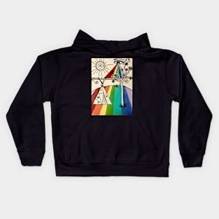 Rainbow eye Kids Hoodie